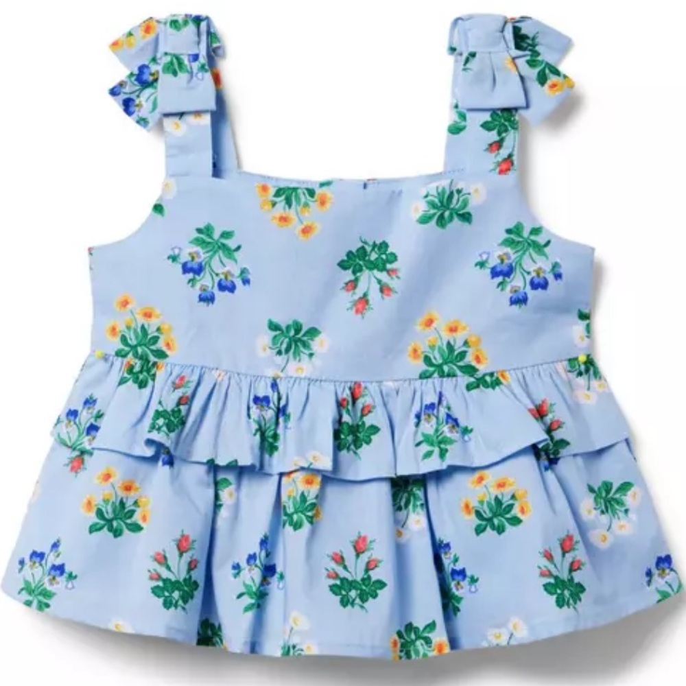 [Janie and Jack] NWOT Floral Tiered Top